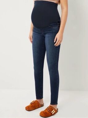 Articles Of Society Navy Maternity Skinny Jeans